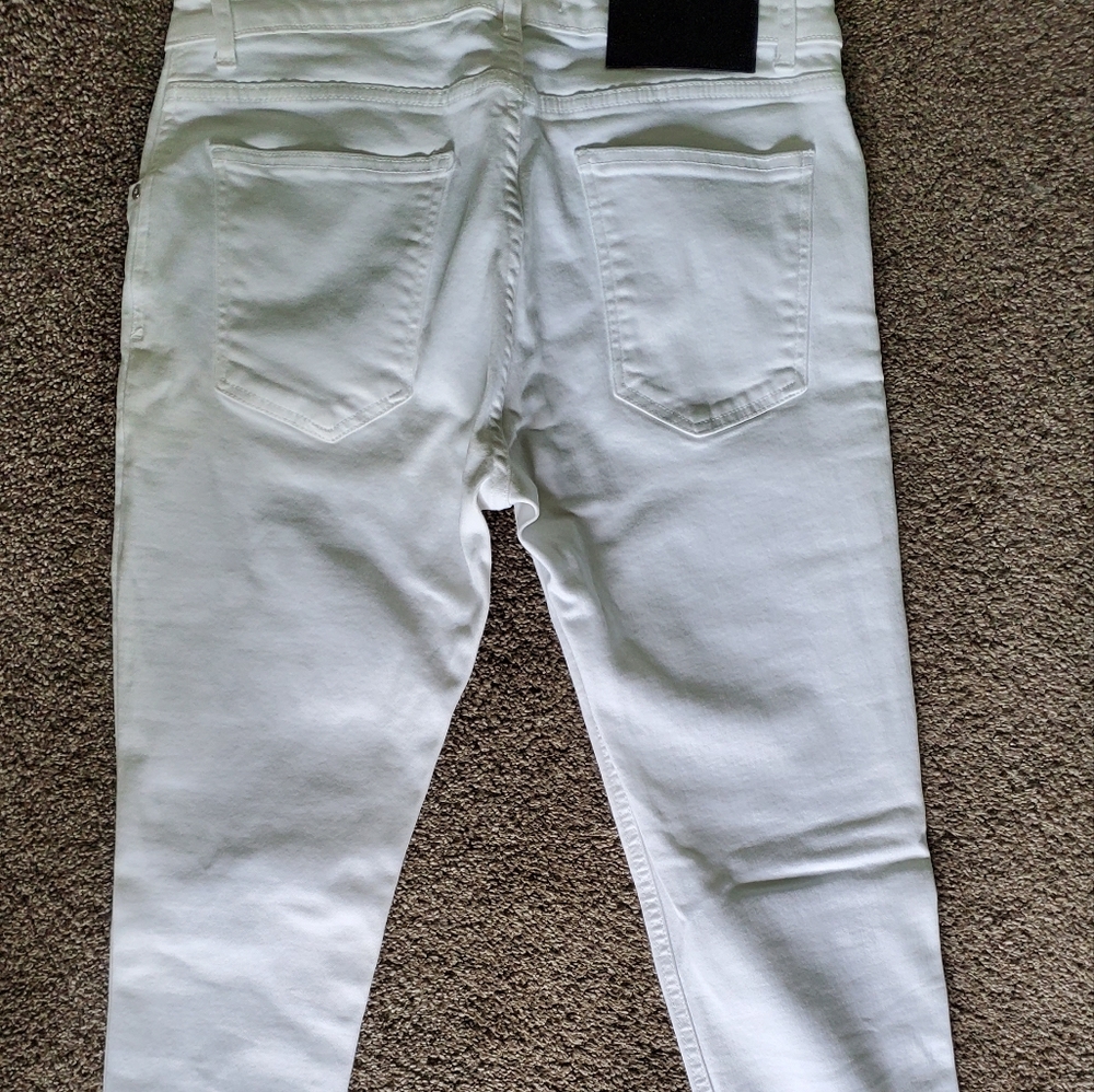 Zara man white slim fit jeans size 32